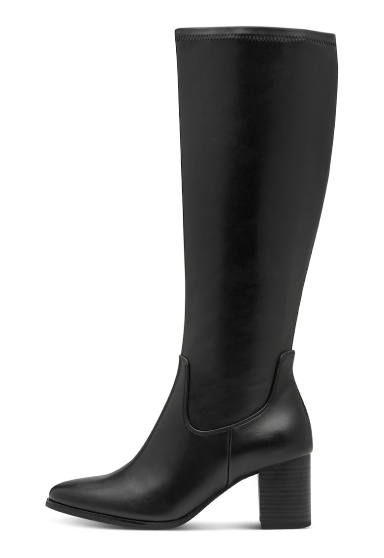 Cizme de piele ecologica lungi pana la genunchi