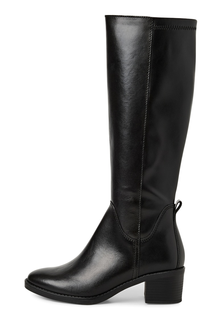 Cizme lungi pana la genunchi - cu toc masiv