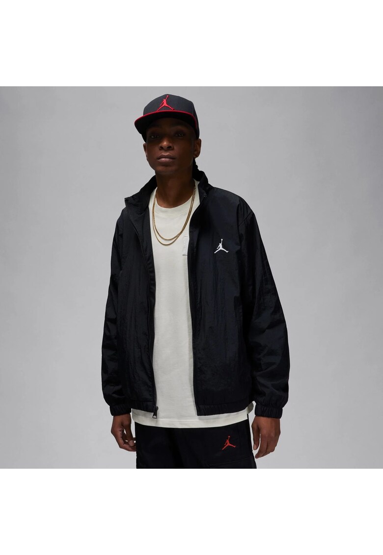 Bluza barbati - M J Ess Hbr Woven Jkt - Negru