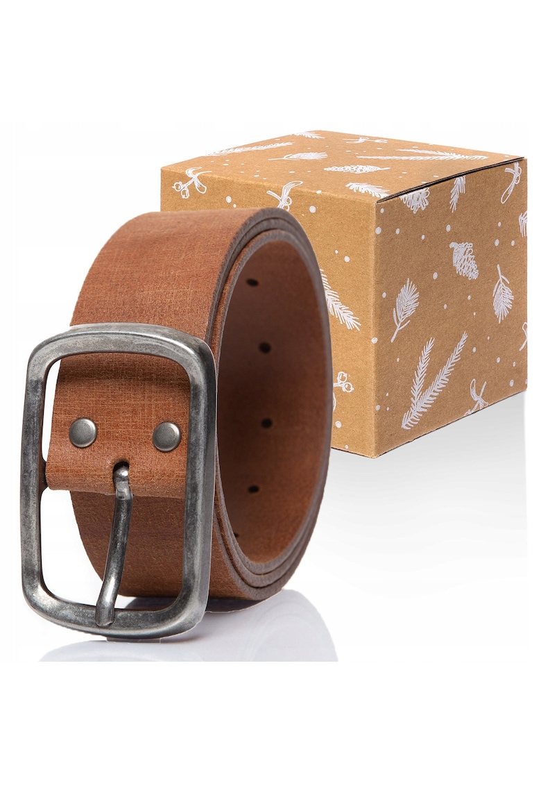 Curea Din Piele - Sopo-Van981 - Piele - Maro - Lungime: - Latime: 4 - 4 - Maro - Bej