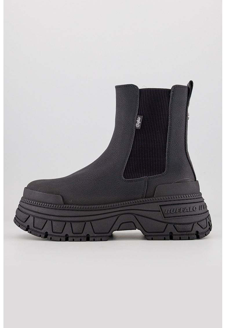 Ghete Chelsea de piele ecologica Fusion