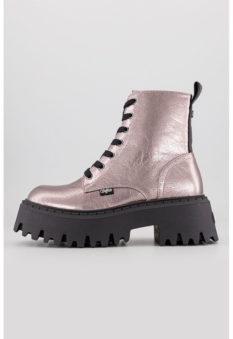 Ghete cu sireturi si toc Aspen