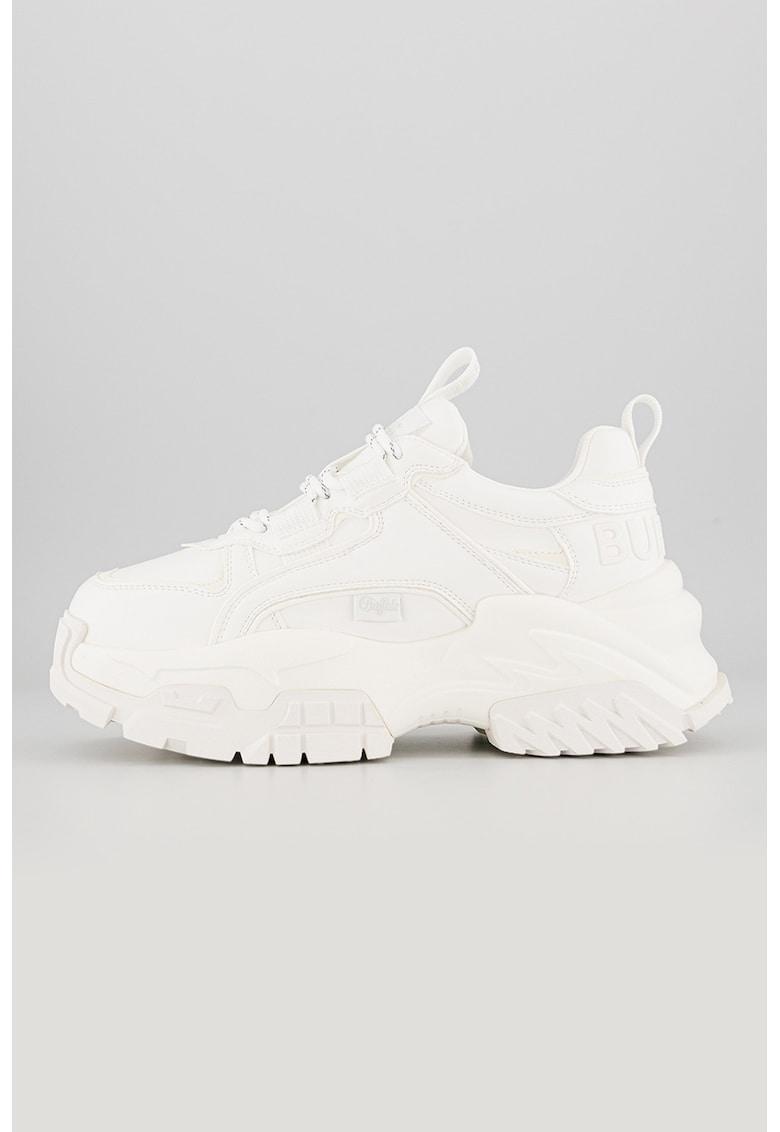 Pantofi sport demi-wedge de piele ecologica Arius