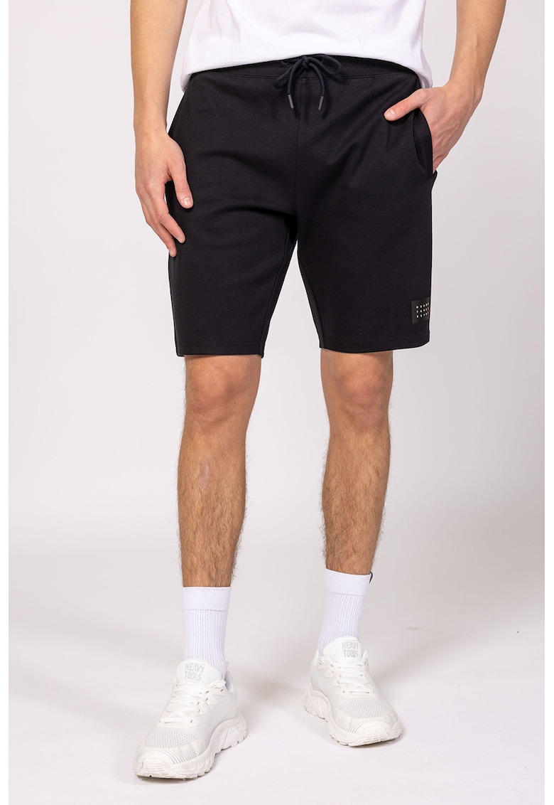 Pantaloni scurti din bumbac cu buzunare laterale