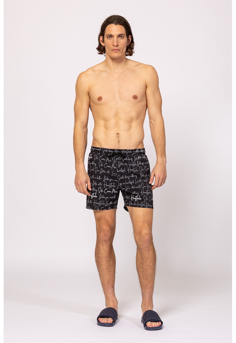 Pantaloni scurti de baie cu model grafic Jordan