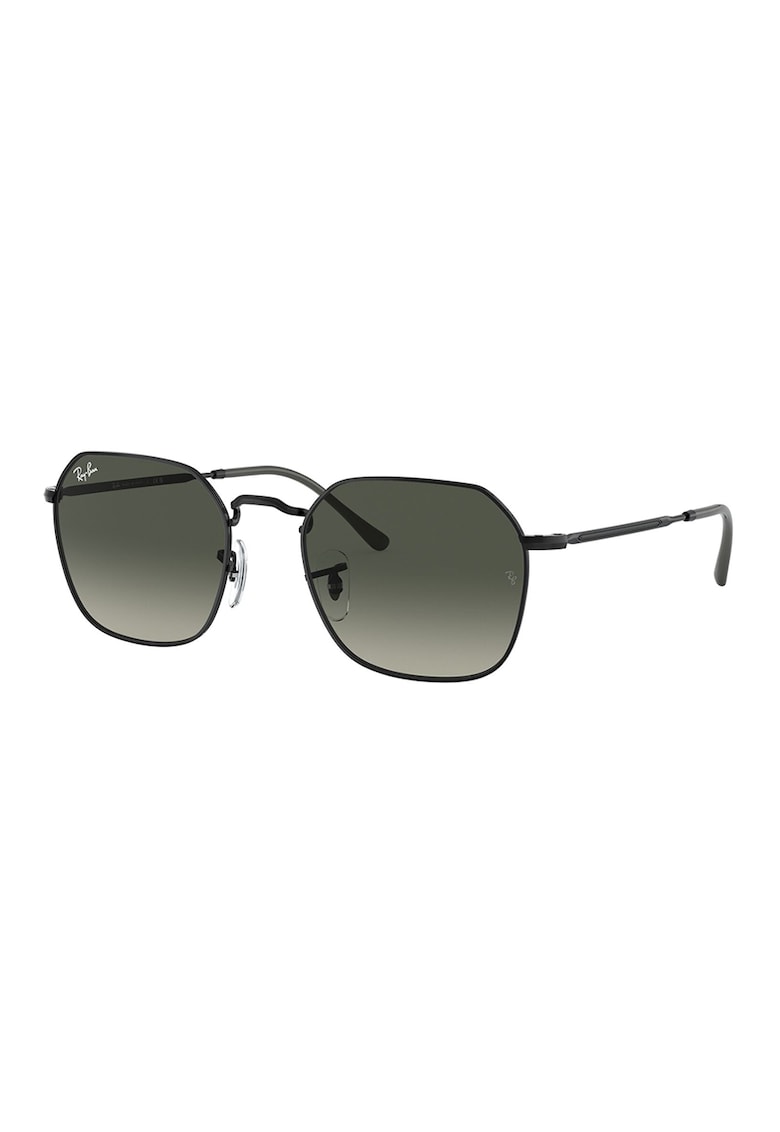 Ochelari de soare unisex cu lentile in degrade - Negru/Gri