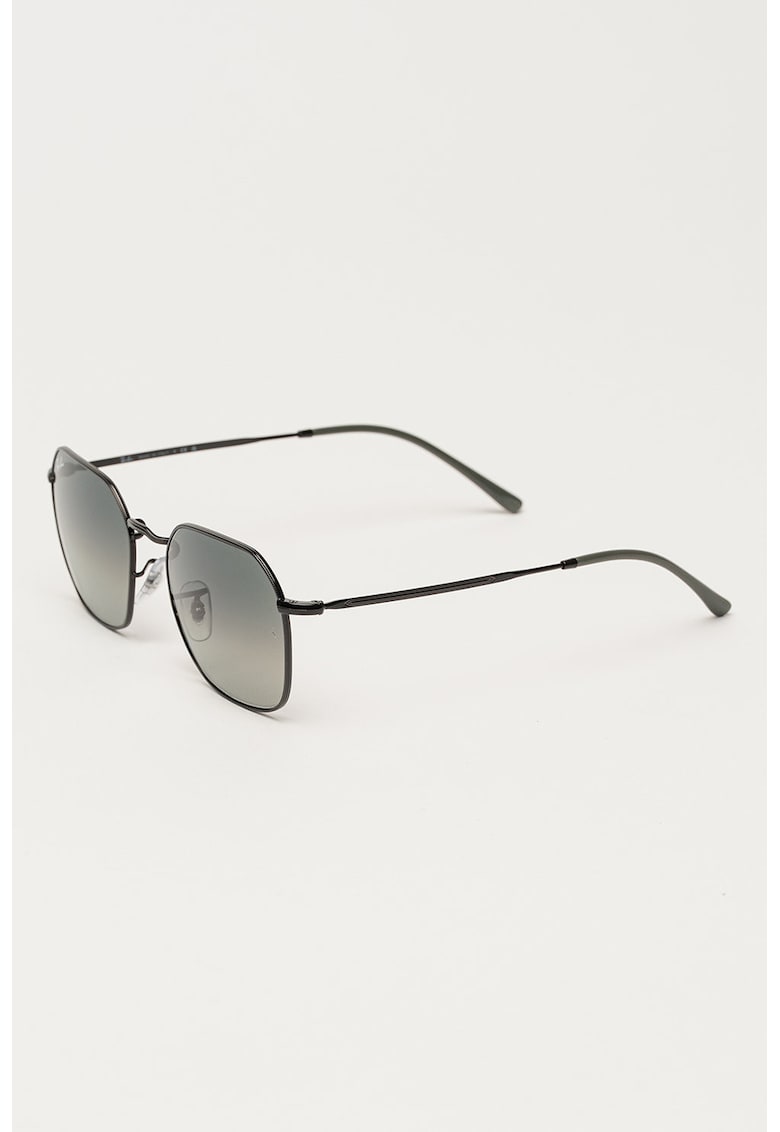 Ochelari de soare unisex cu lentile in degrade - Negru/Gri