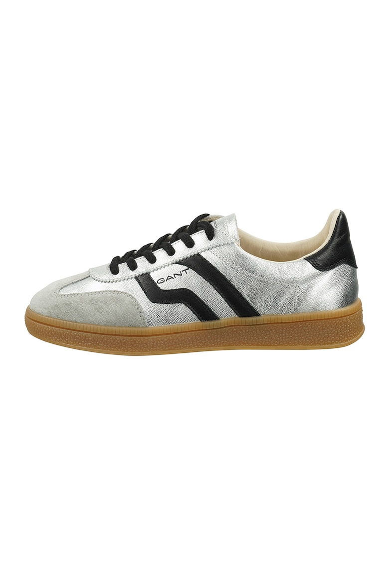 Pantofi sport din piele cu aspect metalizat Cuzima