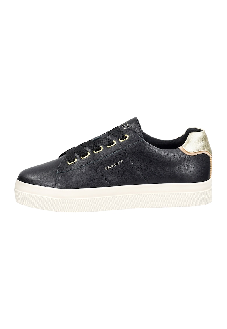 Pantofi sport din piele Avona - Auriu/Negru/Crem