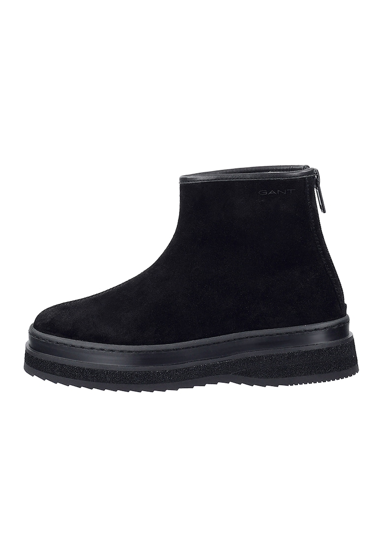 Botine din piele intoarsa cu fermoar Sistown