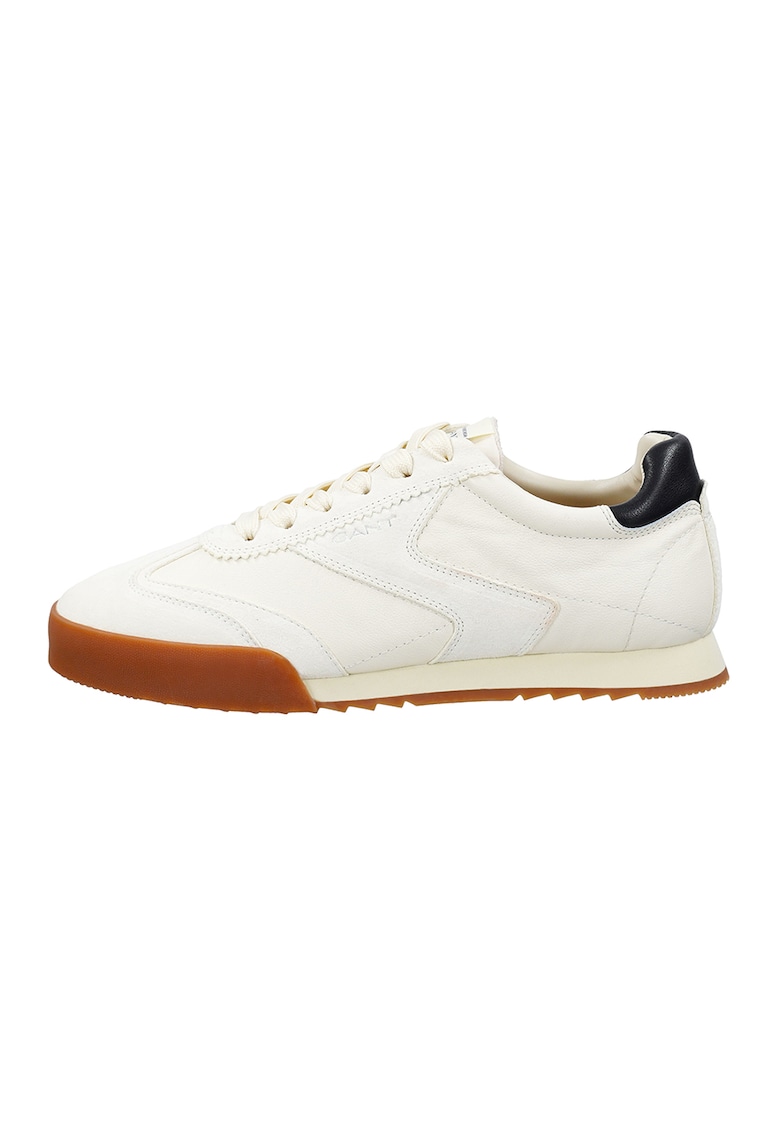 Pantofi sport cu garnituri din piele intoarsa Baylle - Albastru ultramarin/Caramel/Crem