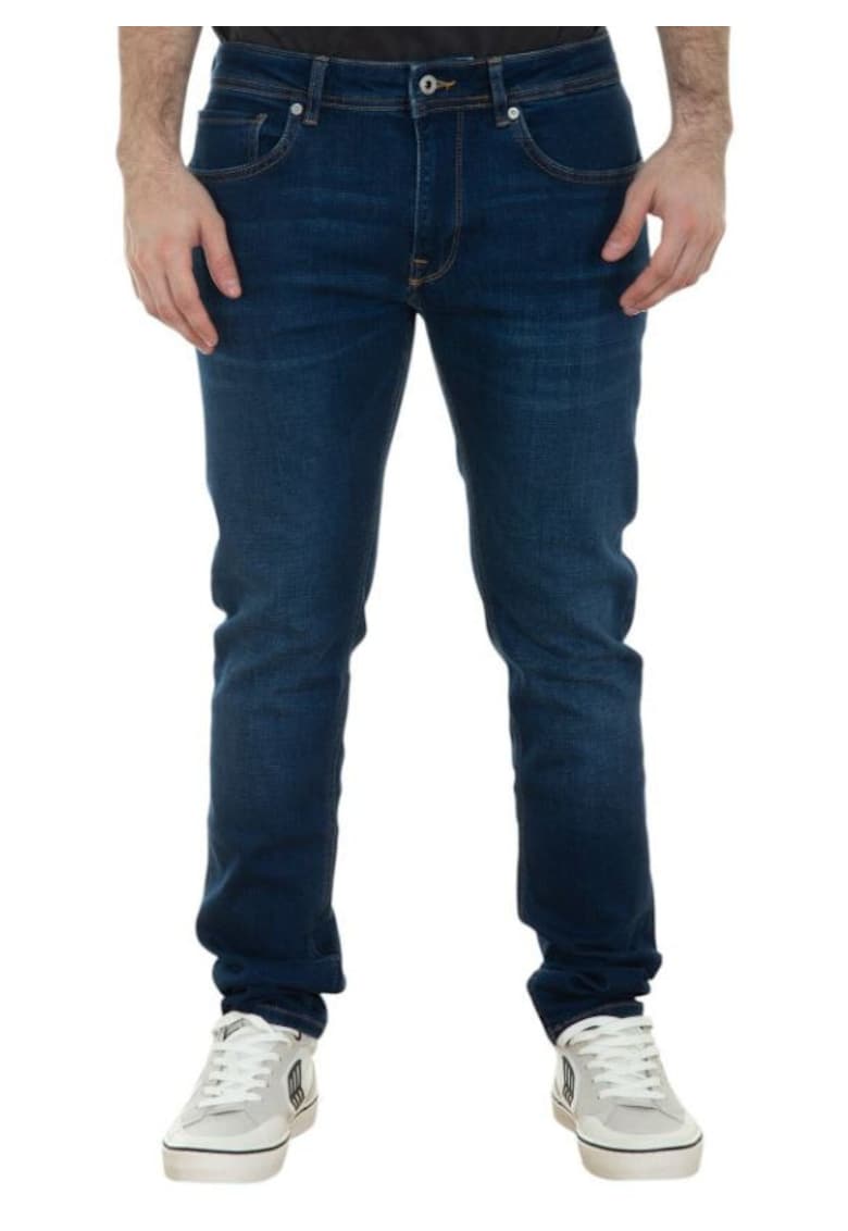 Pepe Jeans Blugi barbati conici - bumbac - bleumarin