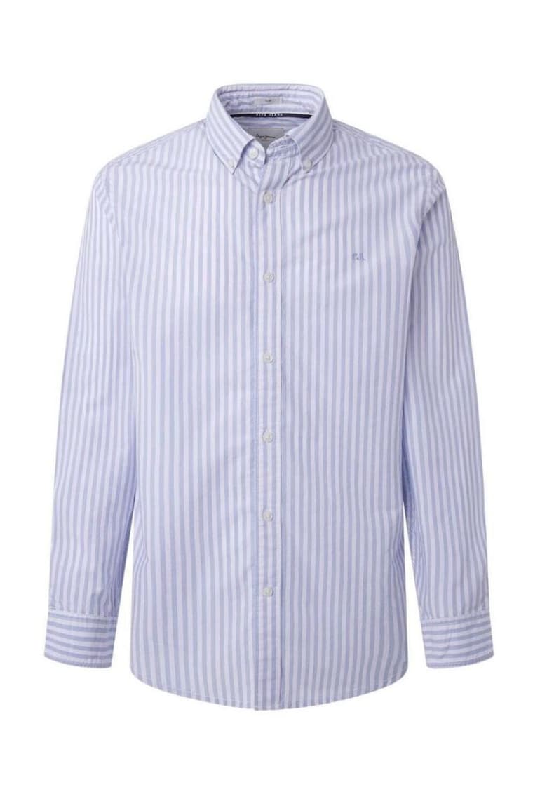 Pepe Jeans Camasa din bumbac - Albastru