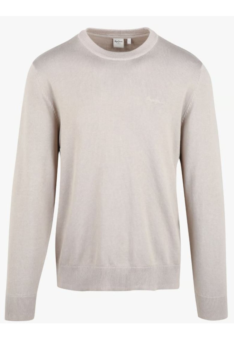 Pepe Jeans Bluza uni din bumbac regular fit