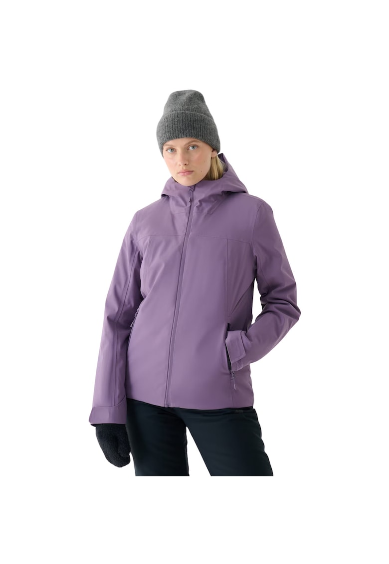Geaca de schi pentru femei F572 - poliester - mov
