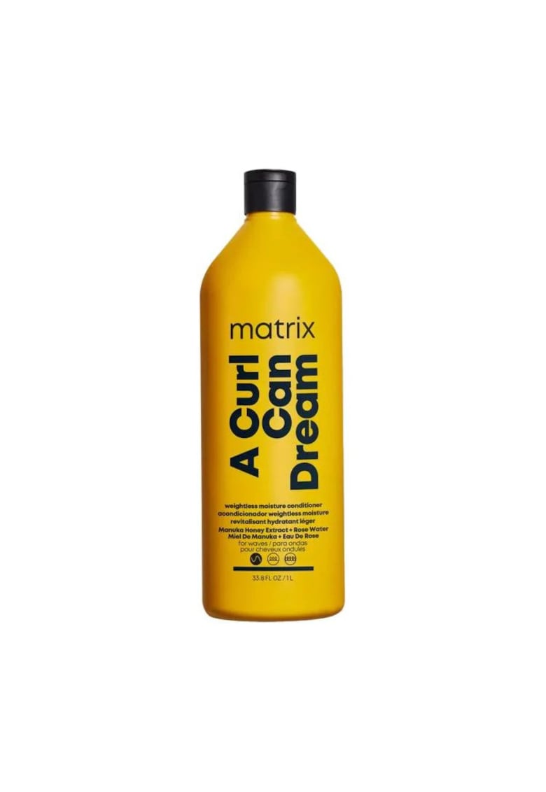 Balsam pentru par ondulat  A Curl Can Dream - 1000ml - cu extract de miere de manuka si apa de trandafiri