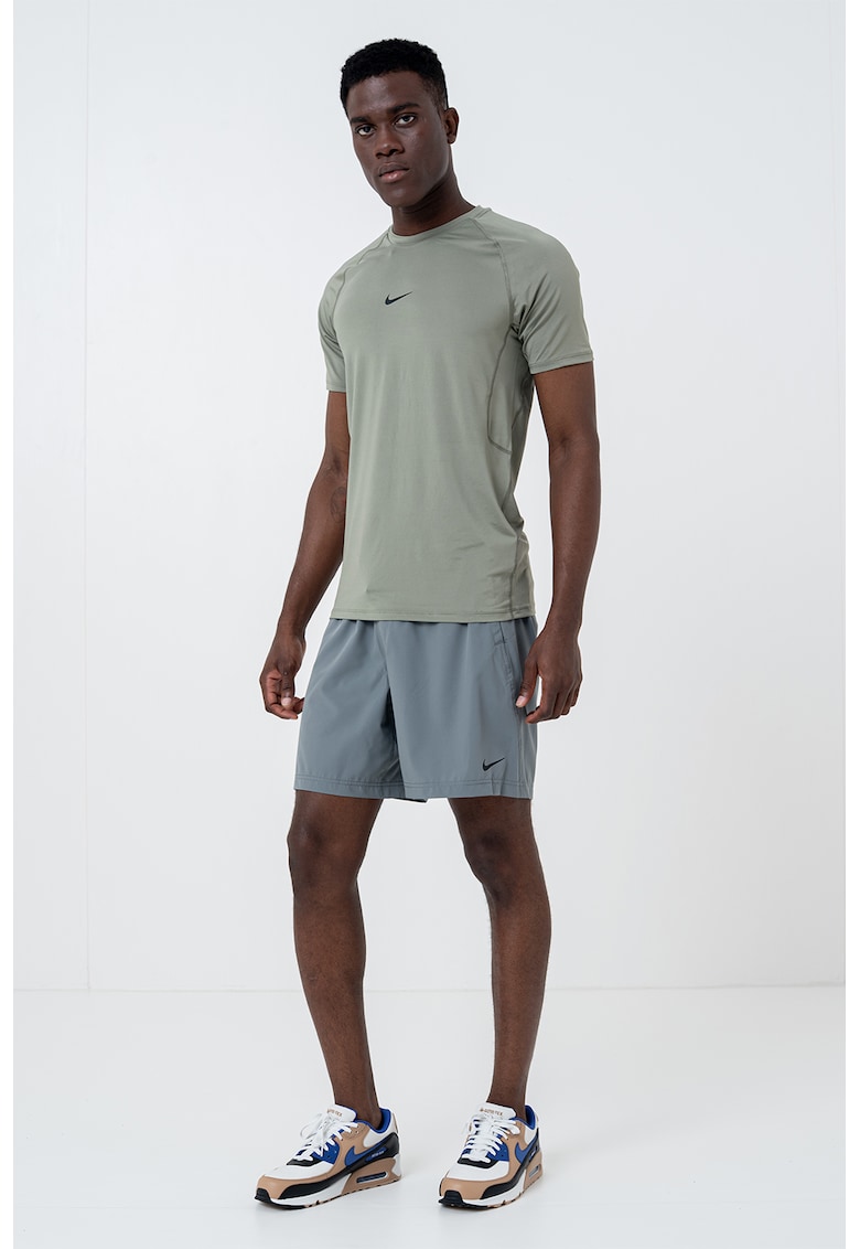 Tricou slim-fit cu tehnologie Dri-FIT - pentru fitness - Kaki