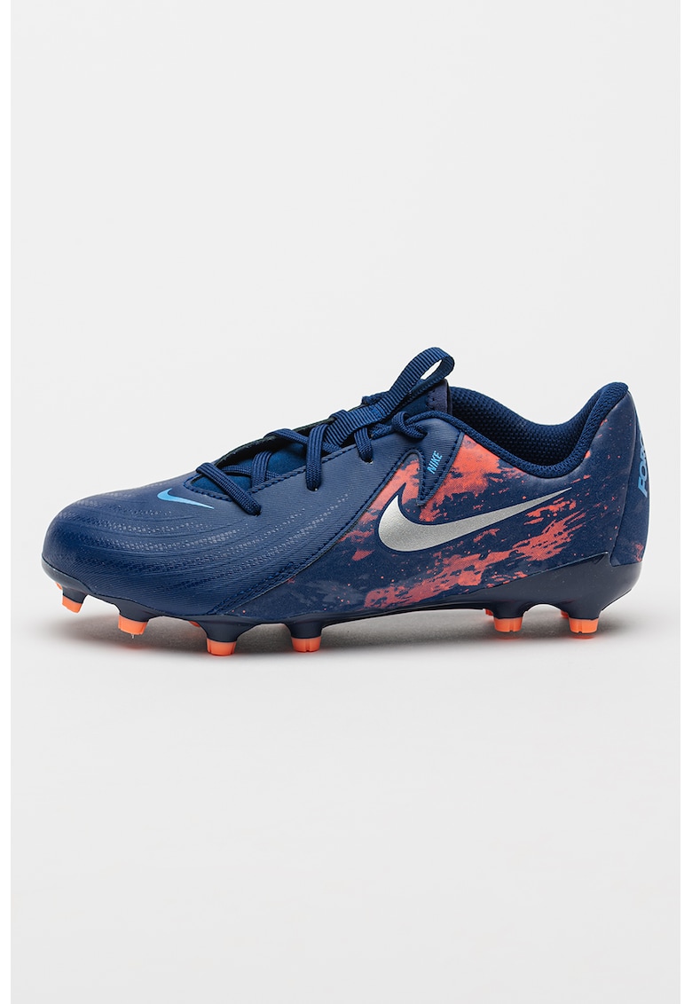 Pantofi cu crampoane pentru fotbal Phantom GX 2 Academy - Piersica/Bleumarin