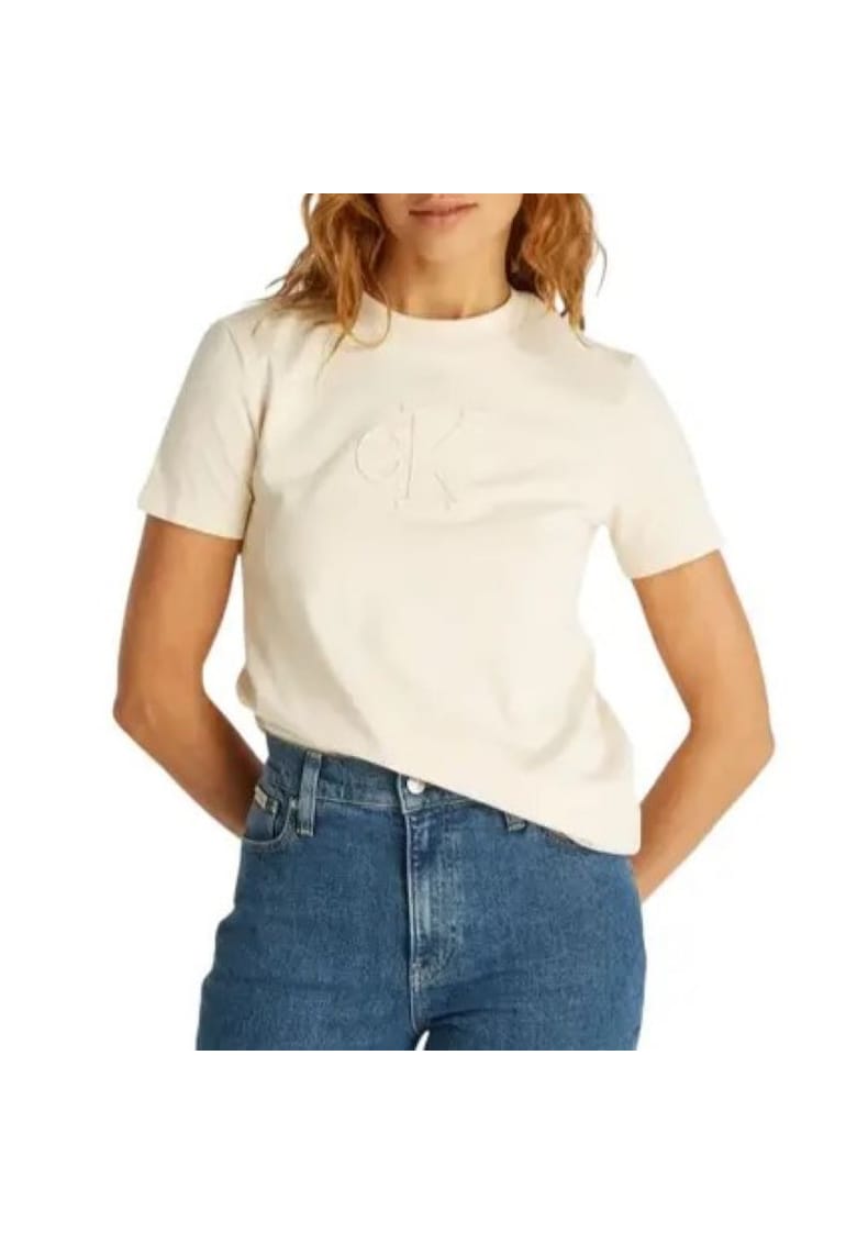 Tricou  CK APPLIQUE REGULAR TEE-J20J225256-AEA