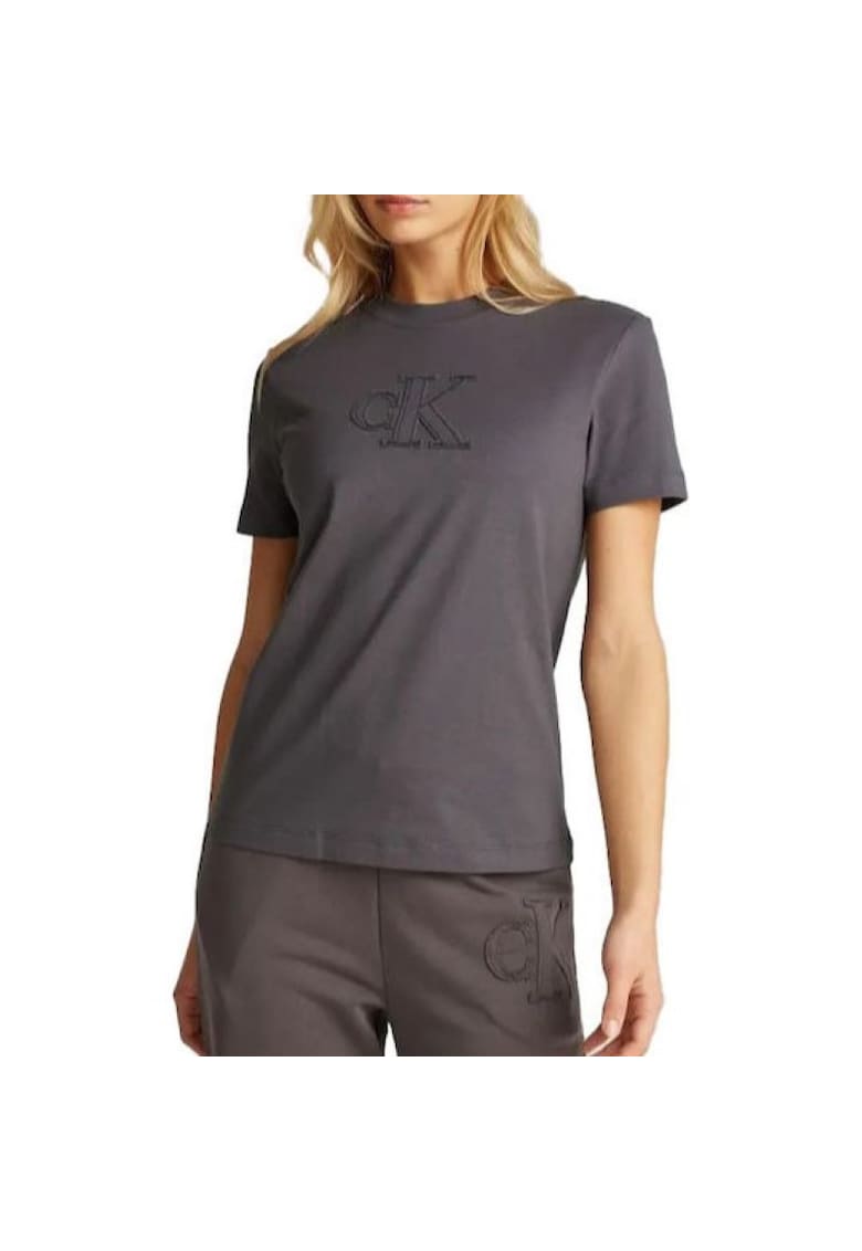Tricou  CK APPLIQUE REGULAR TEE-J20J225256-PMP