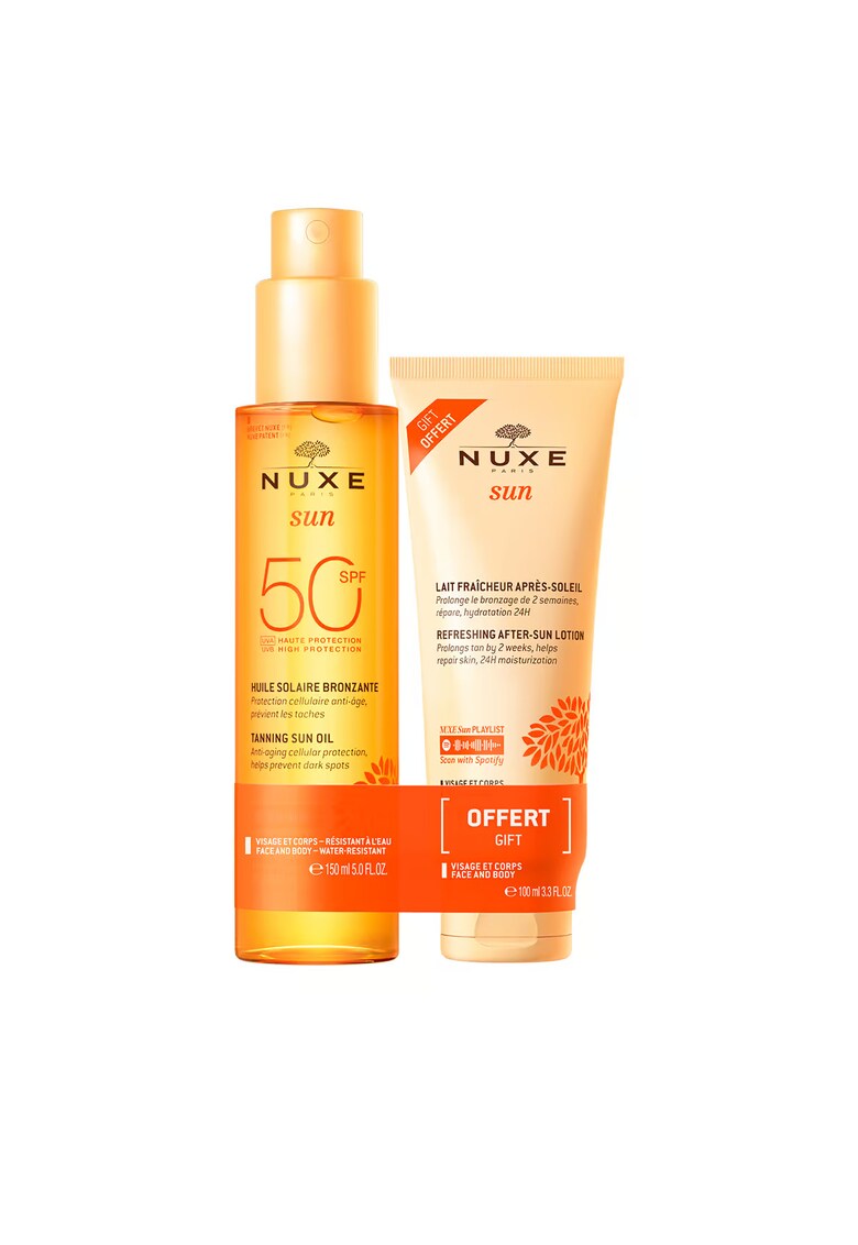 Pachet Sun – Ulei bronzant anti-age SPF 50 - 150 ml + Lotiune after sun calmanta - 100 ml