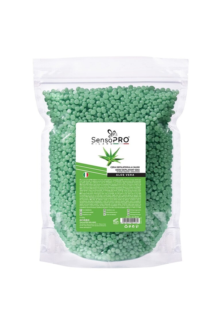 Ceara Epilat Elastica Granule Milano cu Aloe Vera - 500g