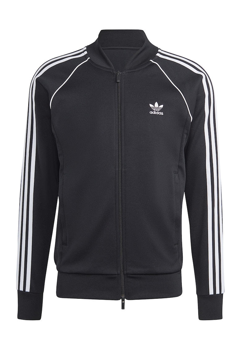 Bluza de trening cu fermoar si logo