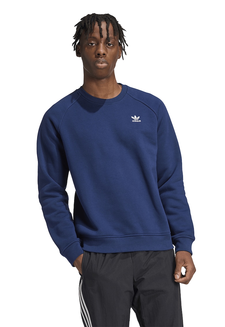 Bluza de trening cu decolteu la baza gatului si maneci raglan