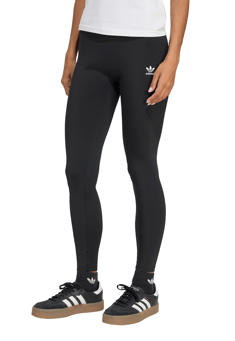 Colanti cu talie inalta si logo pentru fitness