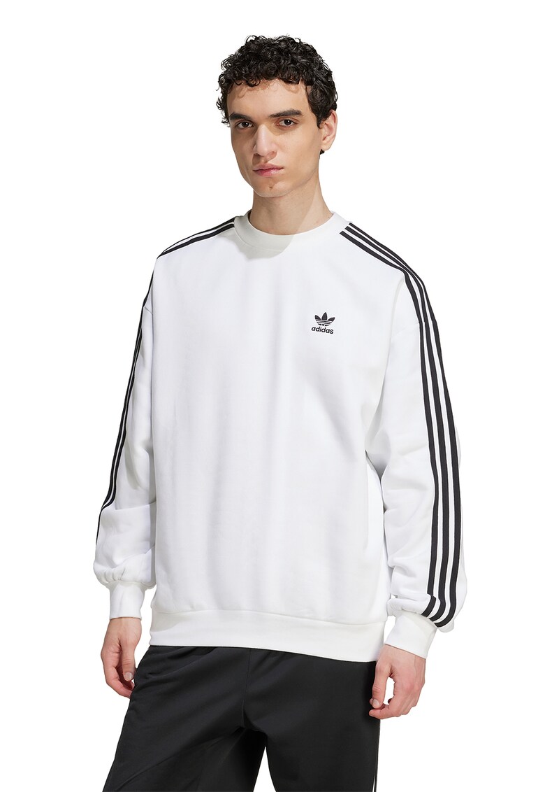 Bluza de trening lejera cu logo - Negru/Alb optic