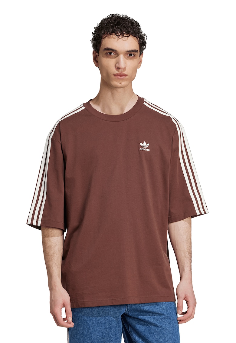 Tricou supradimensionat din bumbac cu detalii logo