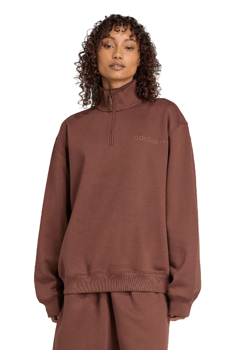 Bluza de trening lejera cu buzunar cu fermoar