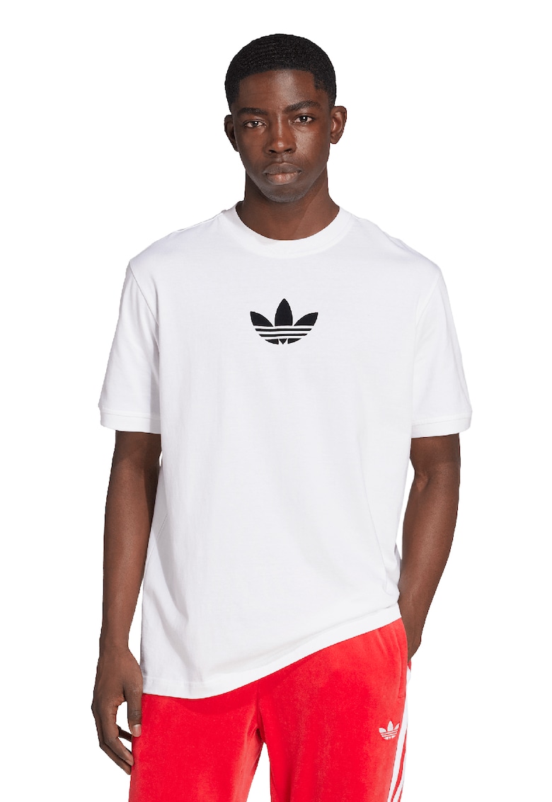 Tricou lejer de bumbac cu logo