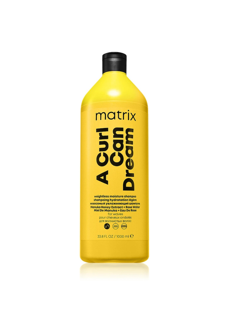 Sampon  Total Results A Curl Can Dream Pentru par ondulat 1L cu miere de Manuka si apa de trandafir