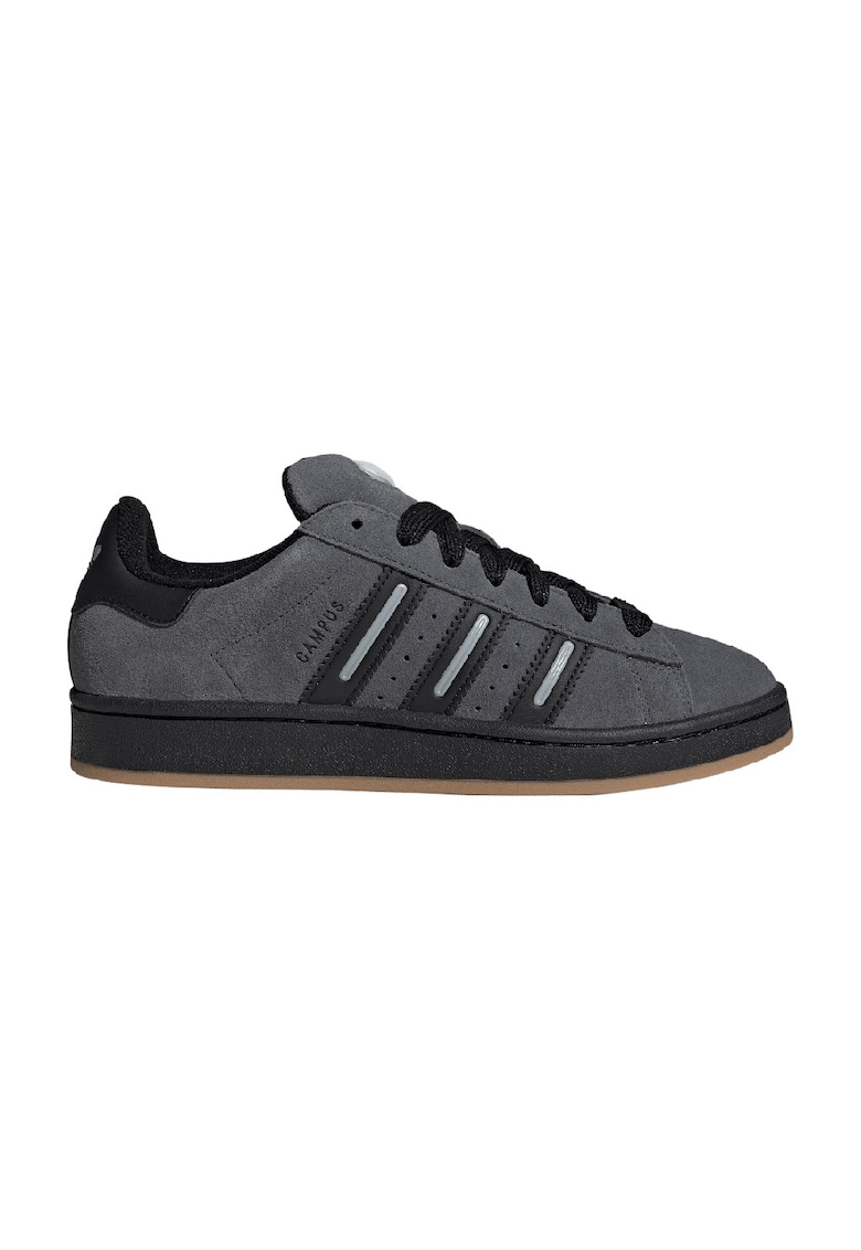 Pantofi sport din piele intoarsa Campus 00s - Negru/Gri antracit