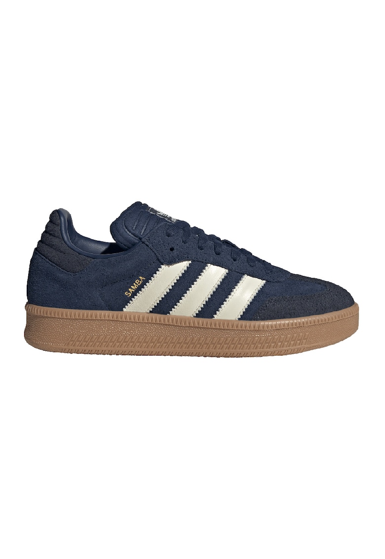 Pantofi sport din piele intoarsa Samba - Albastru ultramarin/Alb murdar