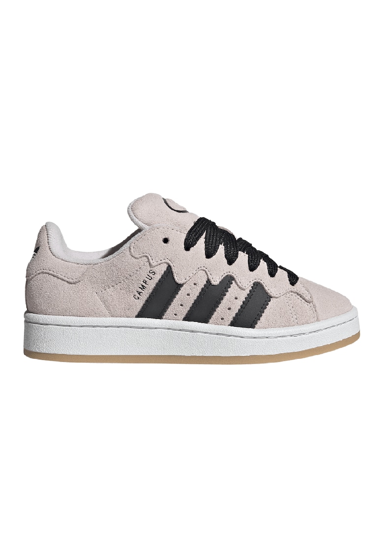 Pantofi sport din piele intoarsa Campus 00s - Negru/Roz pal