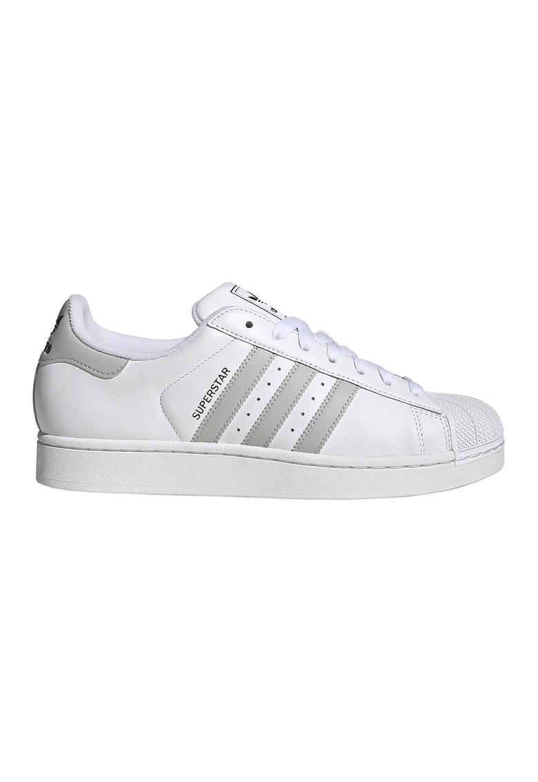Pantofi sport unisex Superstar II din piele - Gri deschis/Alb murdar