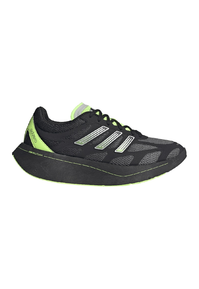 Pantofi sport din piele ecologica cu insertii din plasa Adizero Aruku