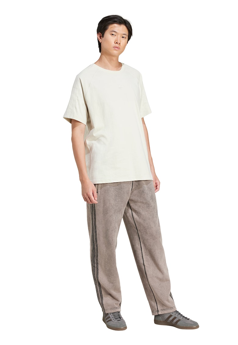 Pantaloni de trening cu croiala dreapta din bumbac