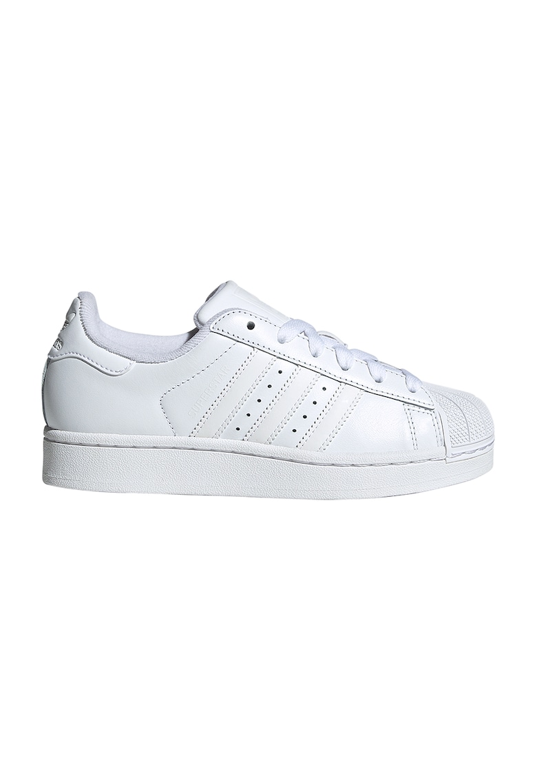 Pantofi sport low-cut din piele si piele ecologica Superstar II