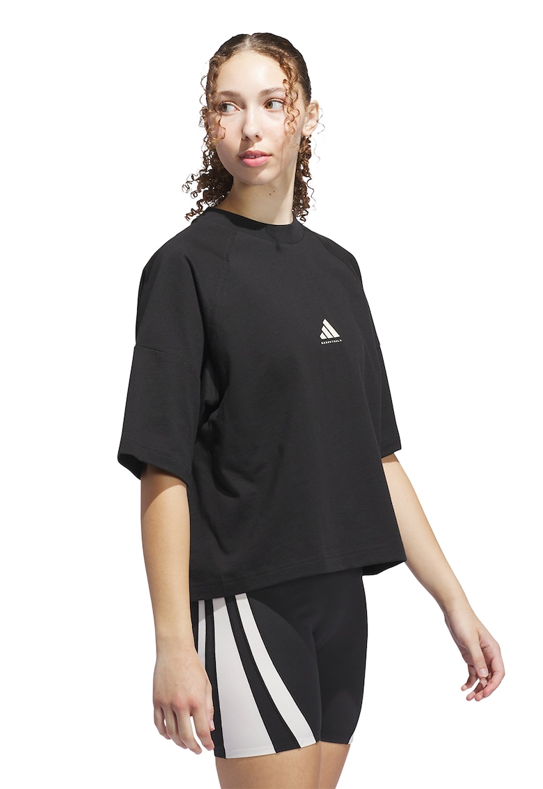 Tricou lejer cu maneci raglan