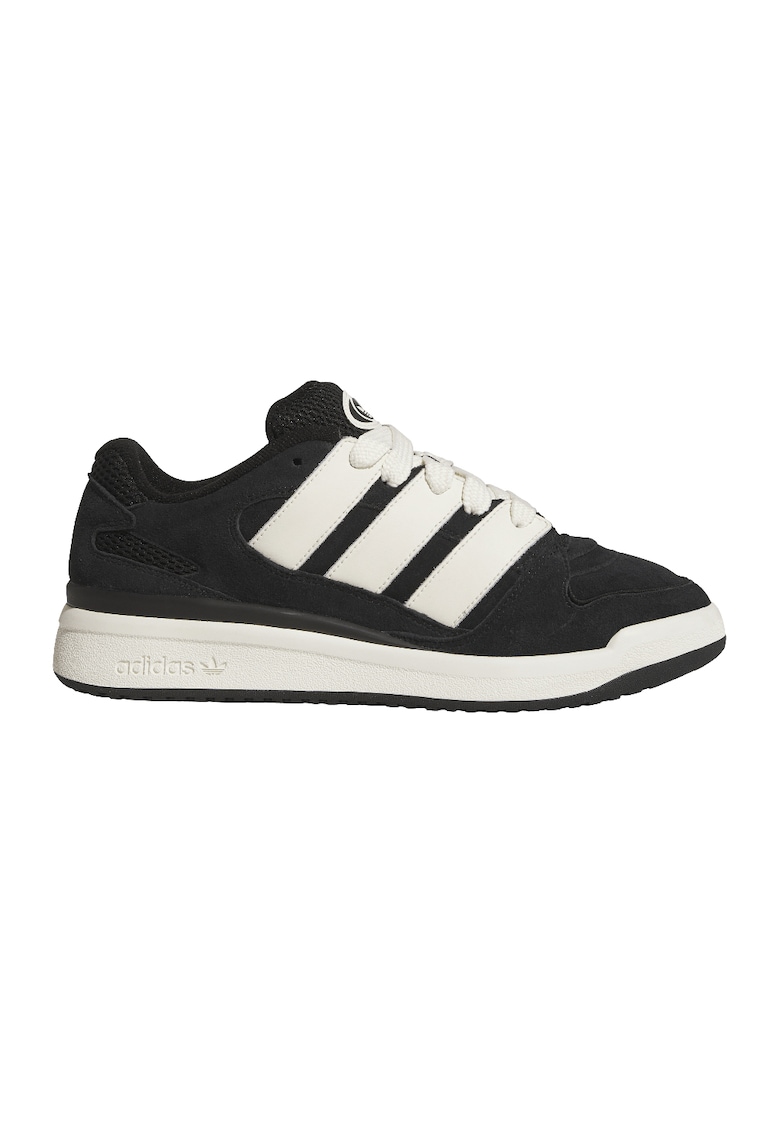 Pantofi sport cu garnituri din piele intoarsa Forum2000 - Negru