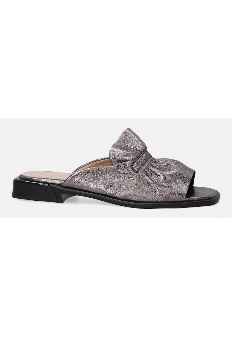 Papuci metalizati usor elastici