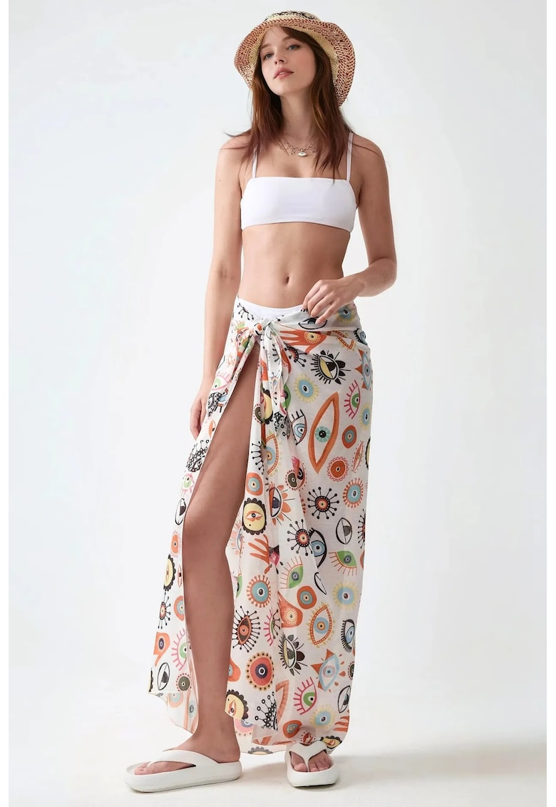 Fusta plaja -  multicolor -