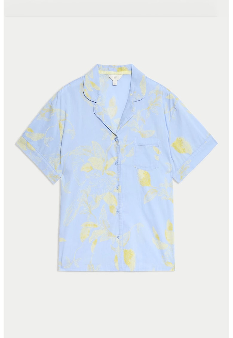 Camasa de pijama cu maneci scurte