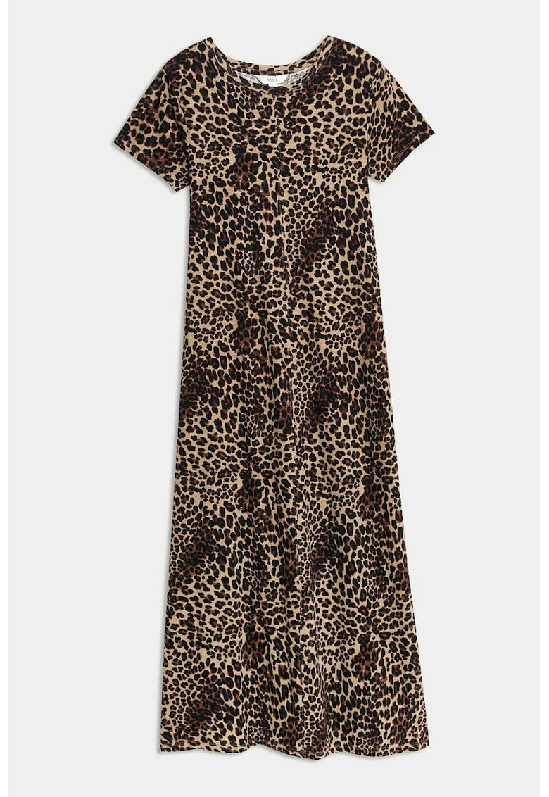 Rochie midi cu animal print