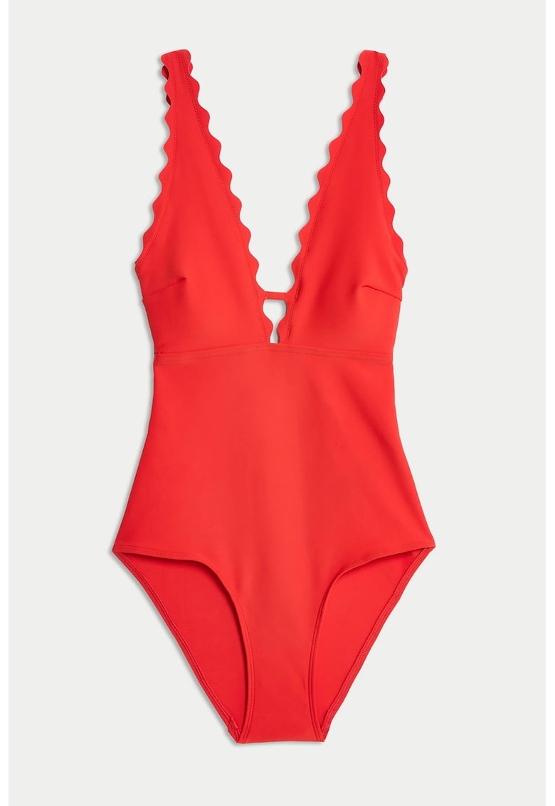Costum de baie intreg din neopren - Rosu