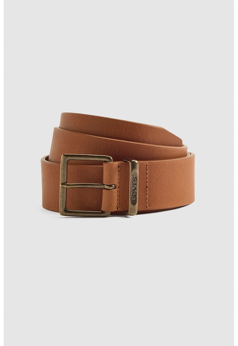 Curea lata de piele cu logo