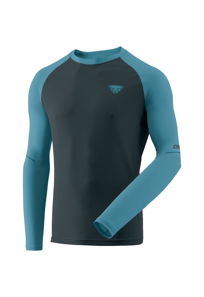 Bluza alergare barbati Alpine Pro Negru/Bleu